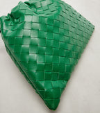 Bottega Veneta Intrecciato Medium Leather Pouch – Green