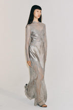 ZW Collection Satin Lace Dress