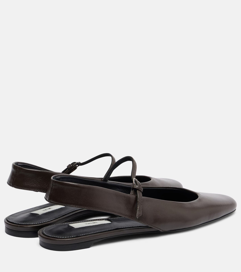 Leather Mary Jane Flats
