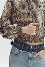 Stella McCartney x H&M Snakeskin-Print Handbag
