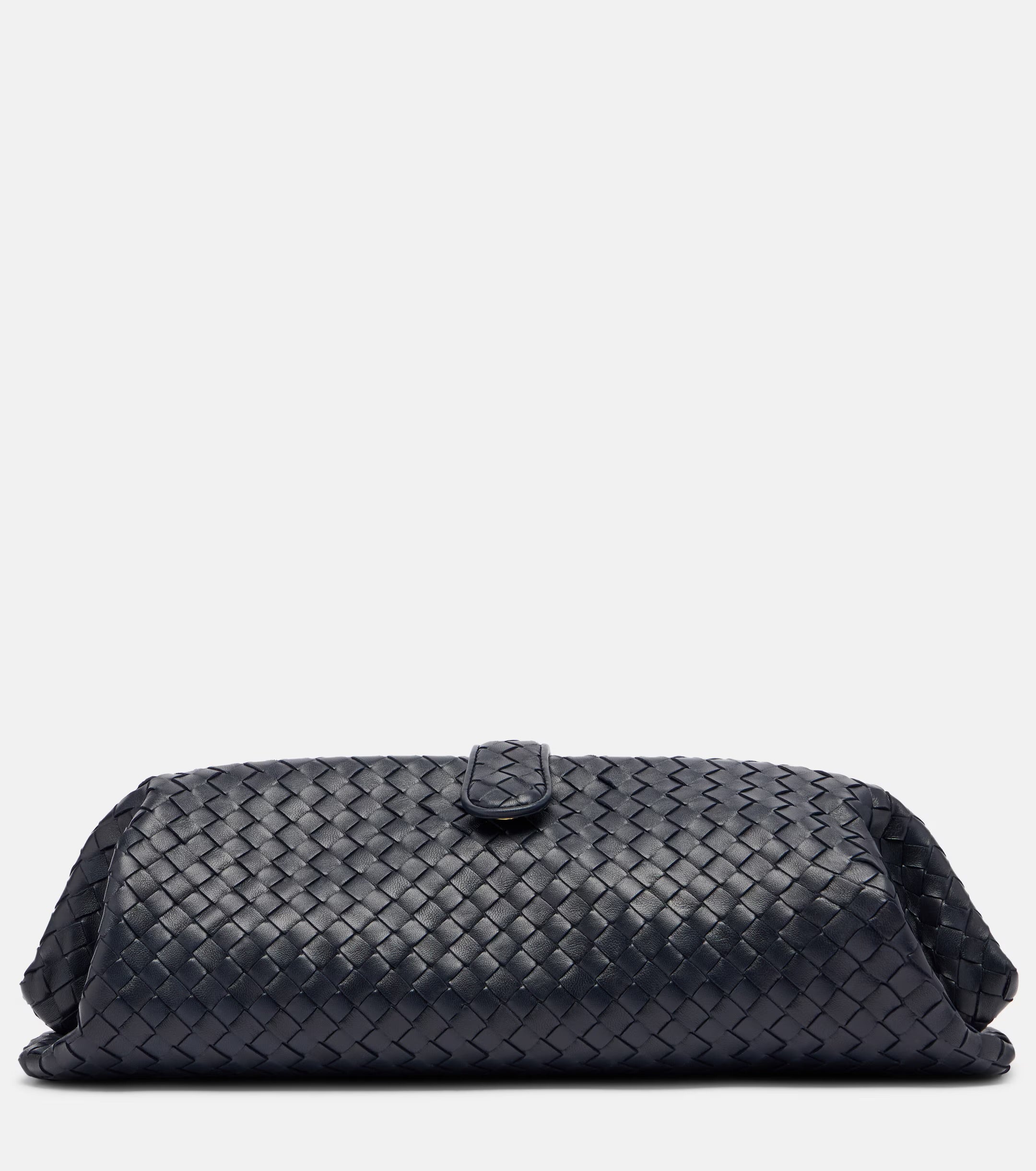 Bottega Veneta Lauren 1980 Medium Intrecciato Leather Clutch