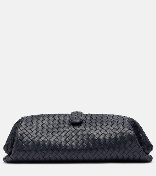 Bottega Veneta Lauren 1980 Medium Intrecciato Leather Clutch