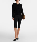 Vince Mid-Rise Slim Capri Pants in Black