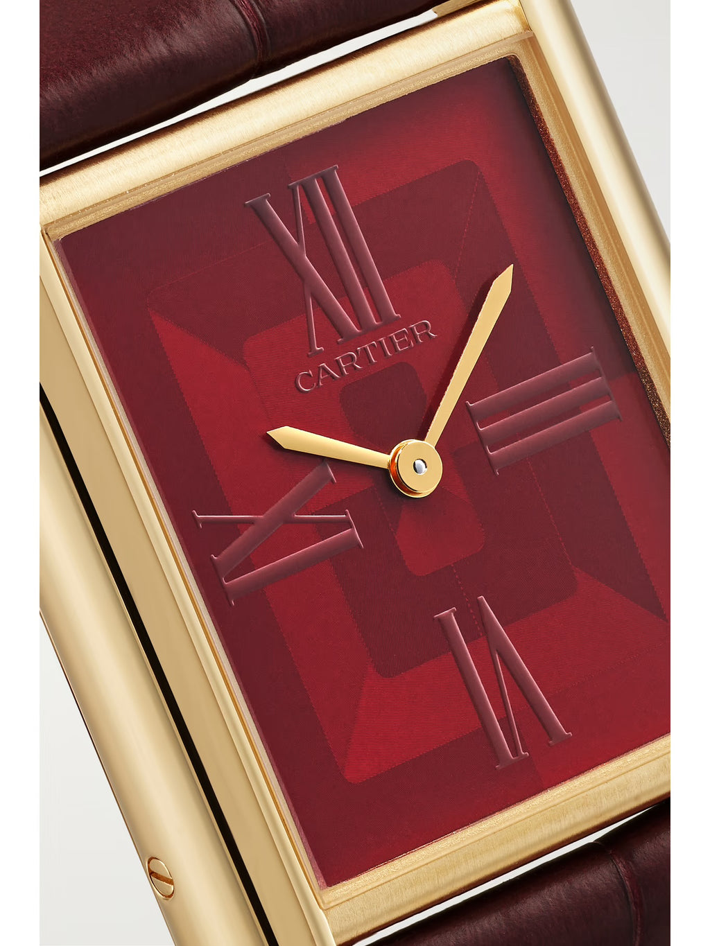 Cartier Tank Louis Cartier 35.5mm 18-Karat Gold and Alligator Watch