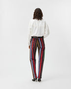 Versace Striped Straight Jeans – Multicolour