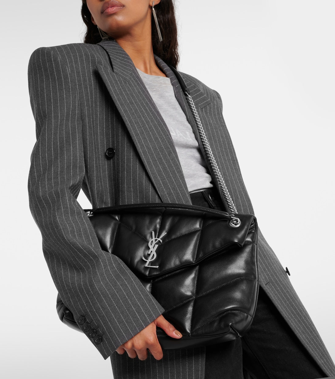 Loulou Puffer Medium Quilted Leather Shoulder Bag