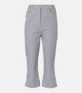Faithfull Gingham Cotton Poplin Capri Pants