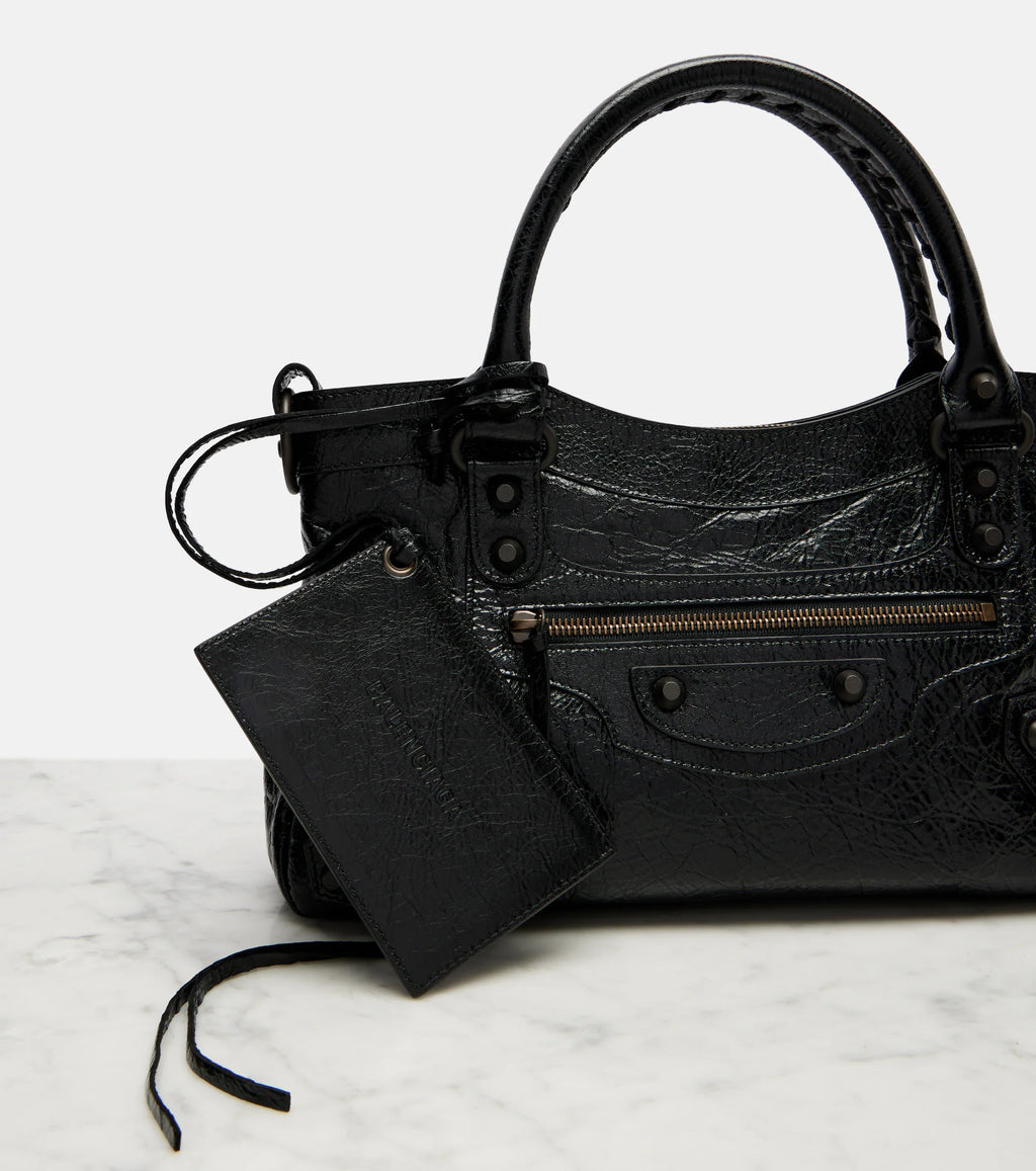 Balenciaga Le City Small Leather Top-Handle Bag