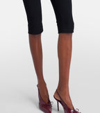 Jacquemus High-Rise Capri Pants in Black