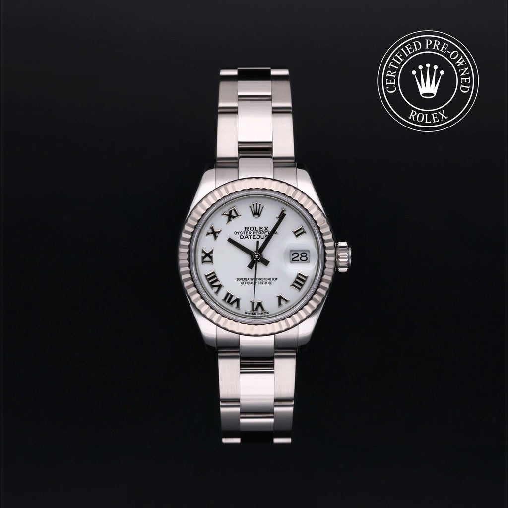 Rolex Lady-Datejust 28 — Ref. 279174 — Oystersteel & White Gold