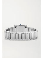 Cartier Tank Française 25mm Stainless Steel and Diamond Watch