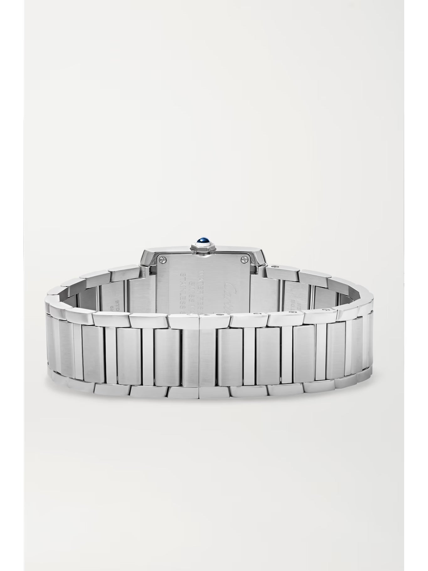 Cartier Tank Française 25mm Stainless Steel and Diamond Watch