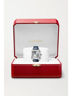 Cartier Santos-Dumont Small 38.5mm Stainless Steel and Alligator Watch