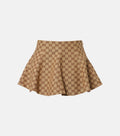 Gucci GG Canvas Miniskirt – Brown
