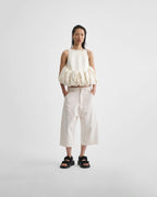 Phoebe Philo Sugar Vest in Vanilla Silk Satin