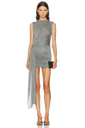 Alex Perry Sleeveless Knot Mini Dress
