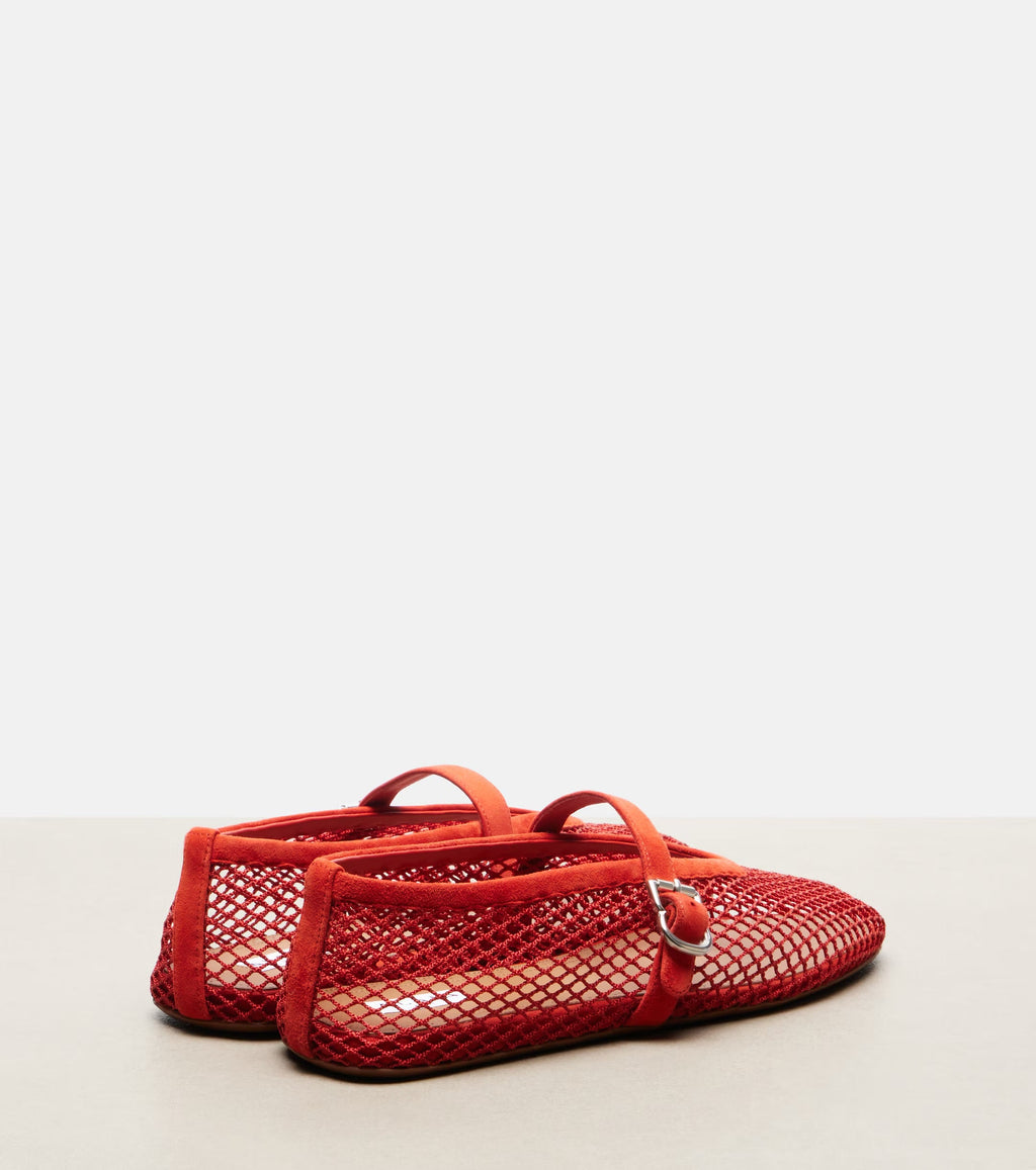 Alaïa Fishnet Ballet Flats