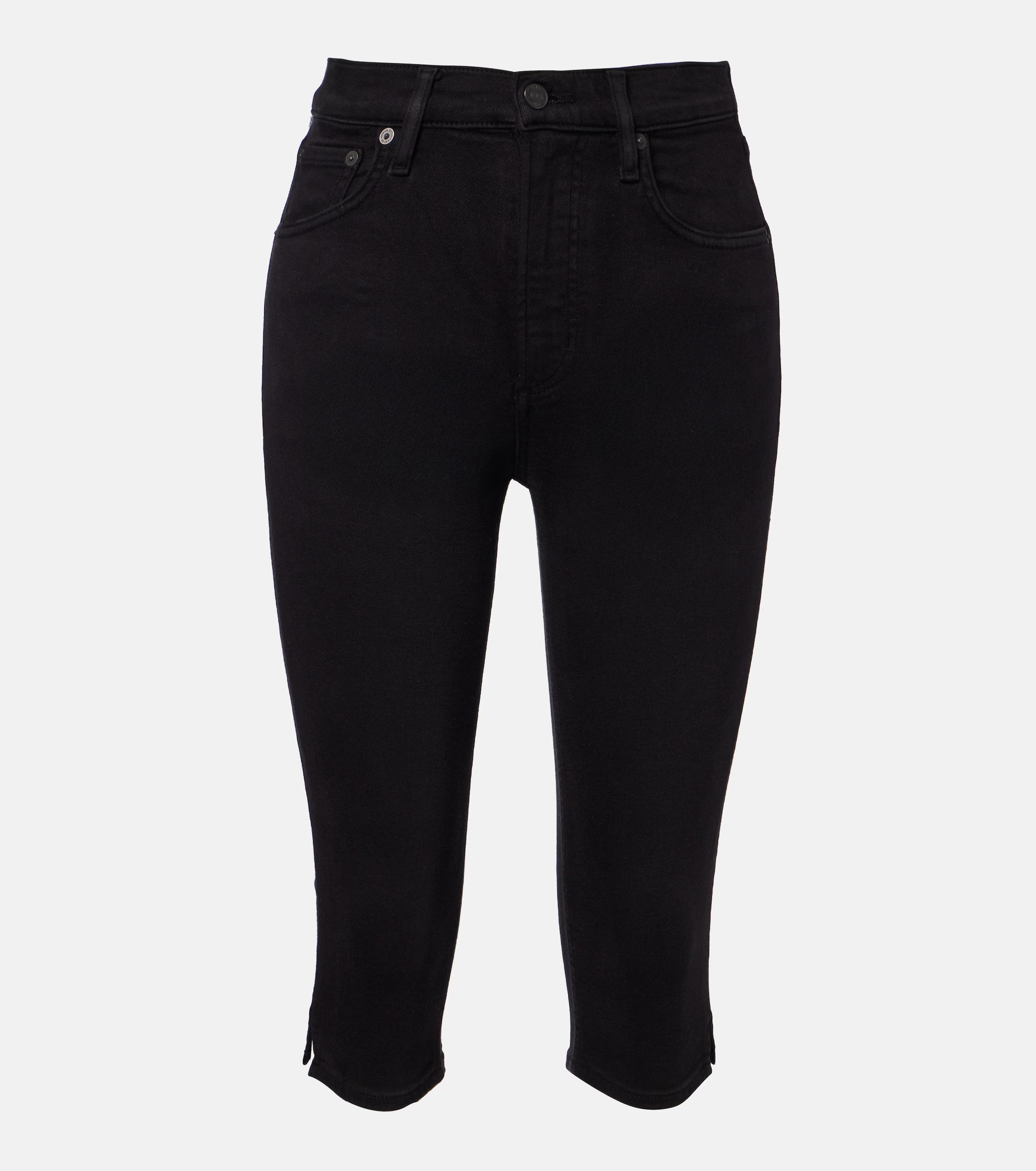 Citizens of Humanity Devin Capri Jeans in Black