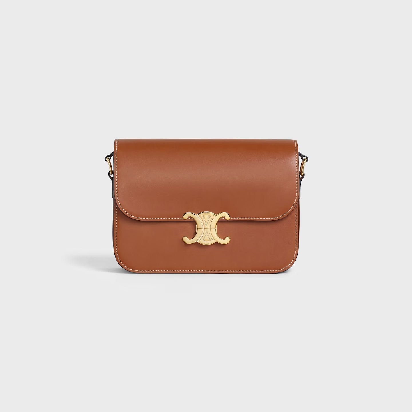 Céline Classique Triomphe Bag in Natural Calfskin – Tan