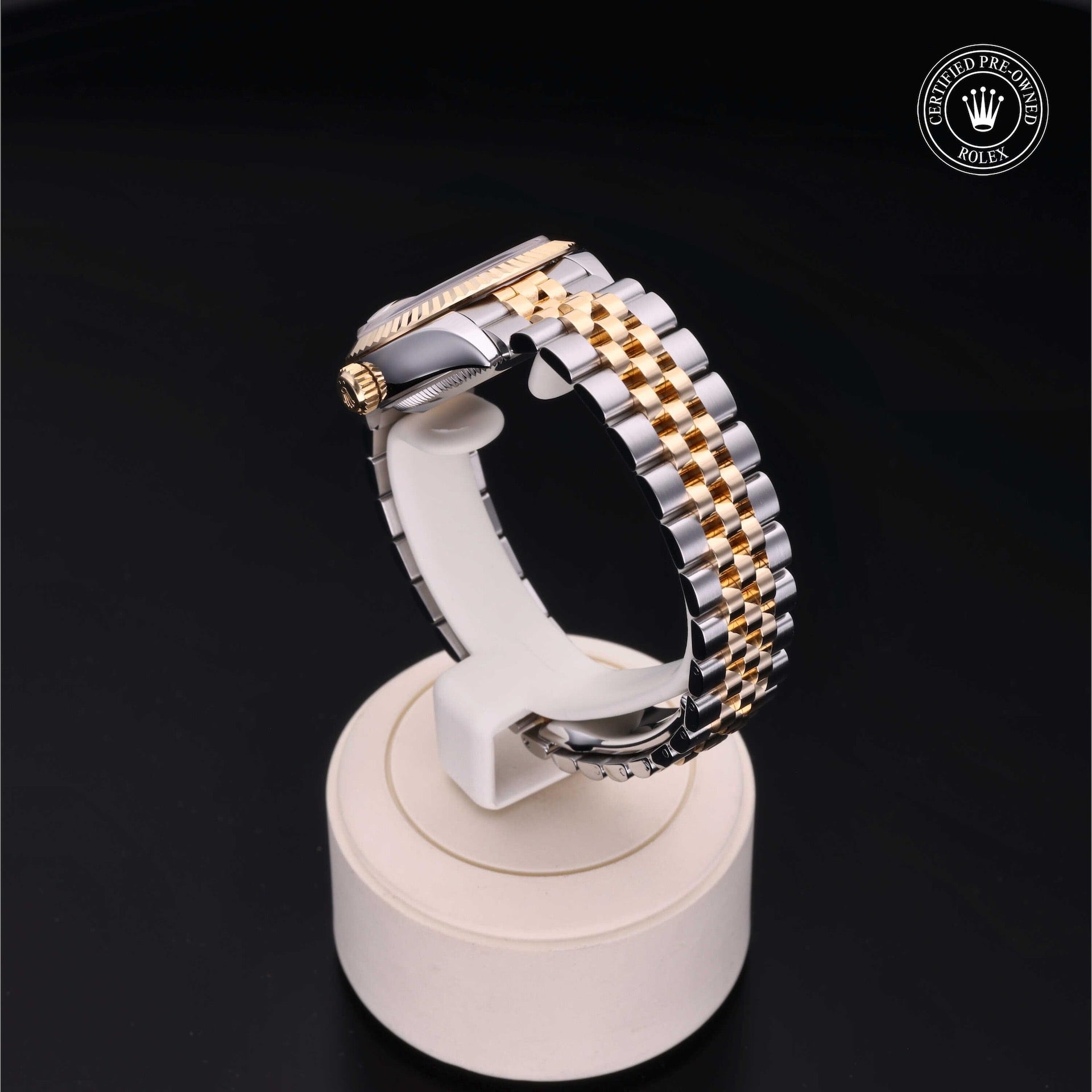 Rolex Lady-Datejust 28 — Oystersteel & Yellow Gold, Champagne Dial (Ref. 279173)