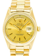 Rolex Day-Date 36 in Yellow Gold with Champagne Dial