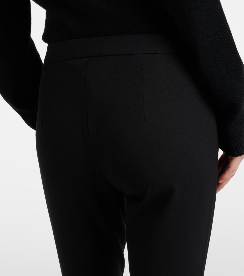 Vince Mid-Rise Slim Capri Pants in Black