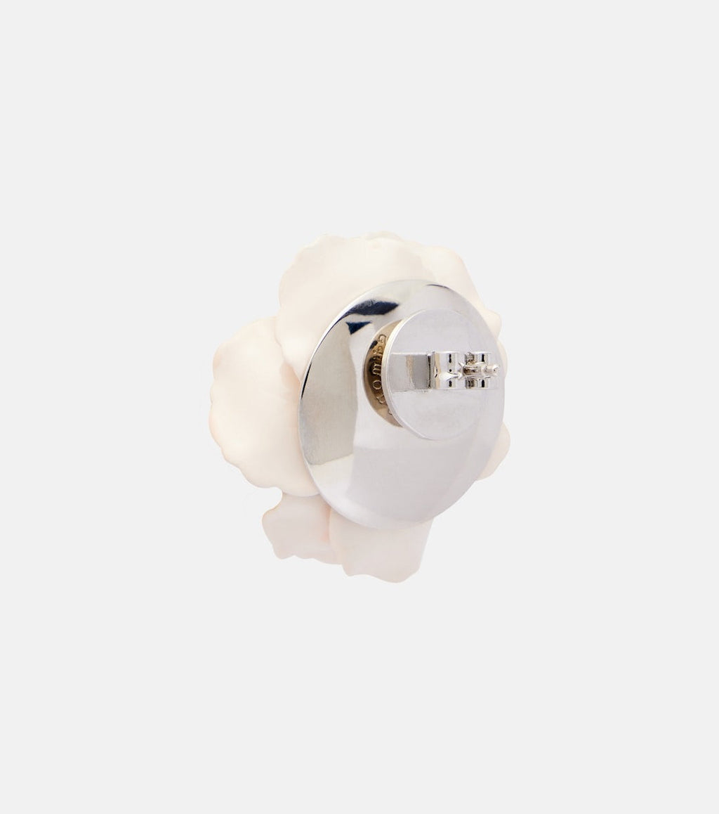 Blooming Poppy Embellished Earrings