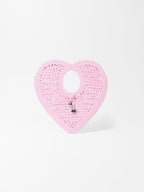 Jacquemus Spiaggia Coeur Heart Raffia Bag