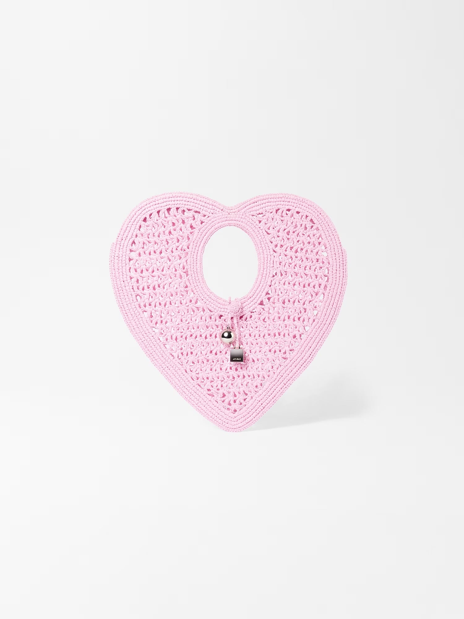 Jacquemus Spiaggia Coeur Heart Raffia Bag