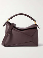 LOEWE Puzzle Edge Small Textured Leather Shoulder Bag