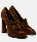 Saint Laurent Le Loafer 110 Suede Loafer Pumps