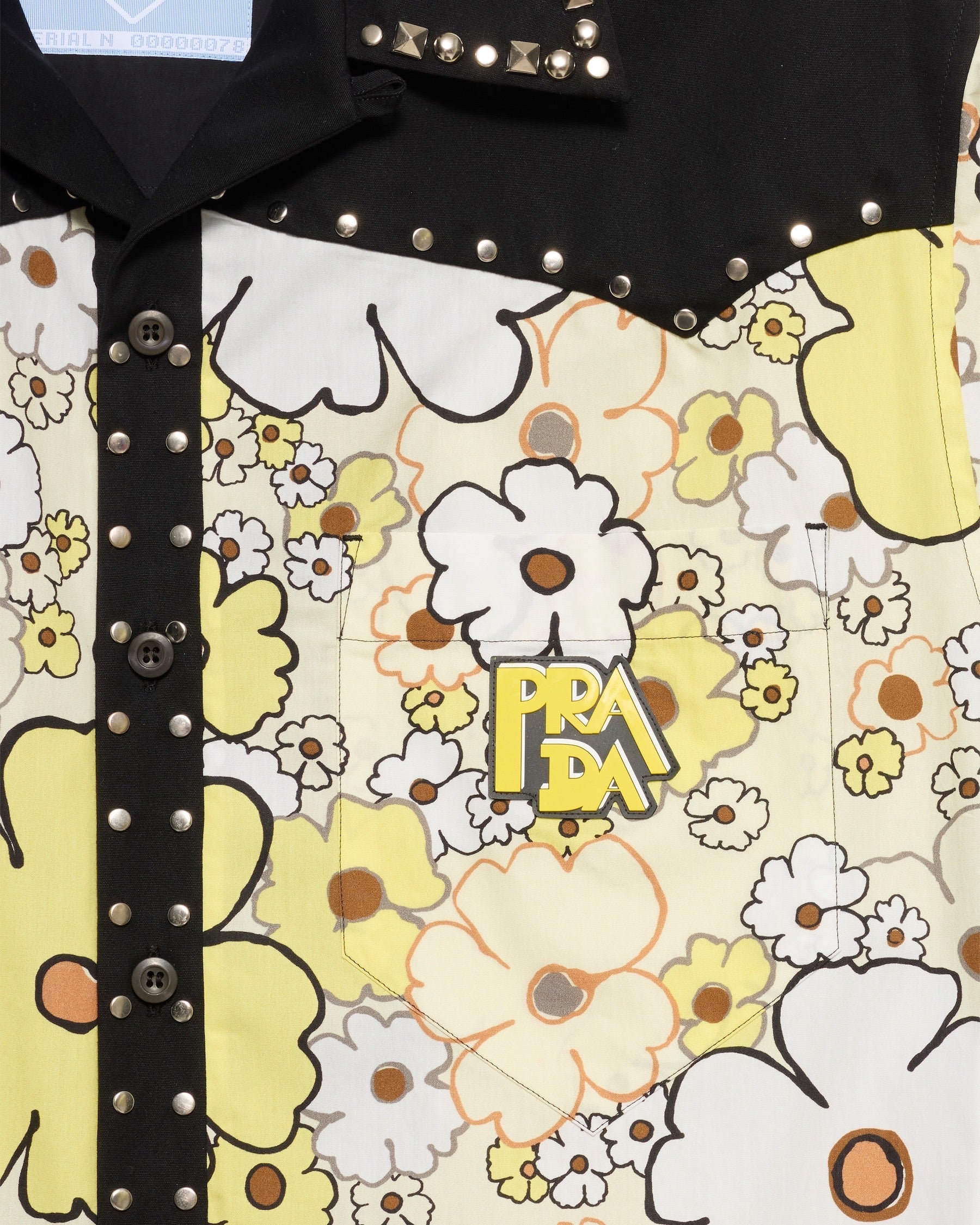 Prada Time Capsule Floral Print Shirt