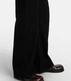Acne Studios High-Rise Wide-Leg Jeans Black