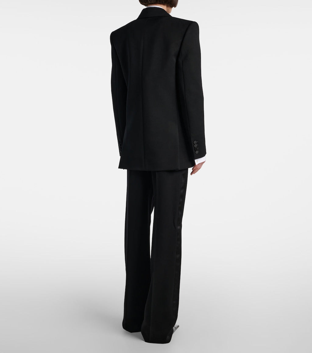 Saint Laurent Double-Breasted Tuxedo Blazer