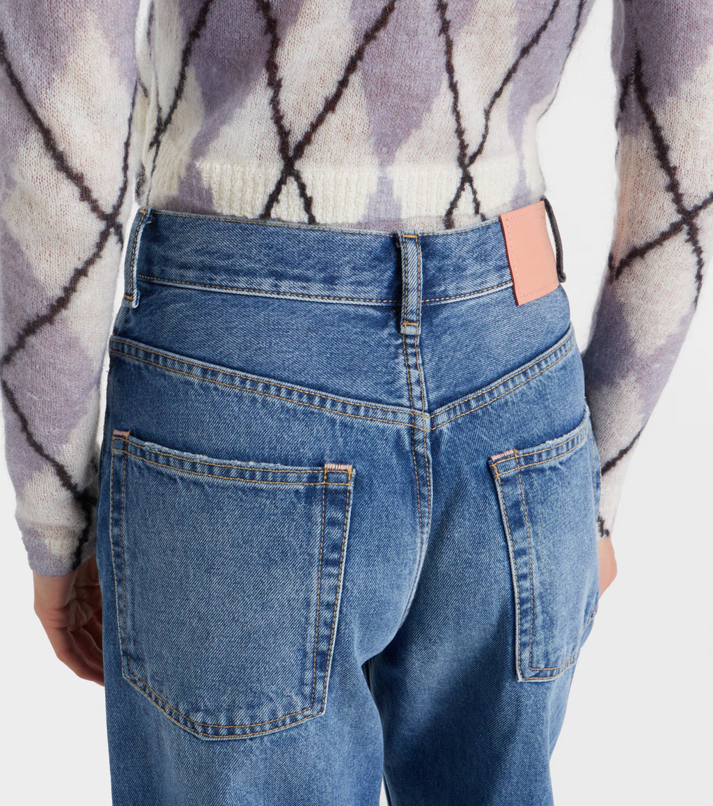 Acne Studios High Waist Wide-Leg Jeans