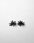 CLUSTER EARRINGS | black resin