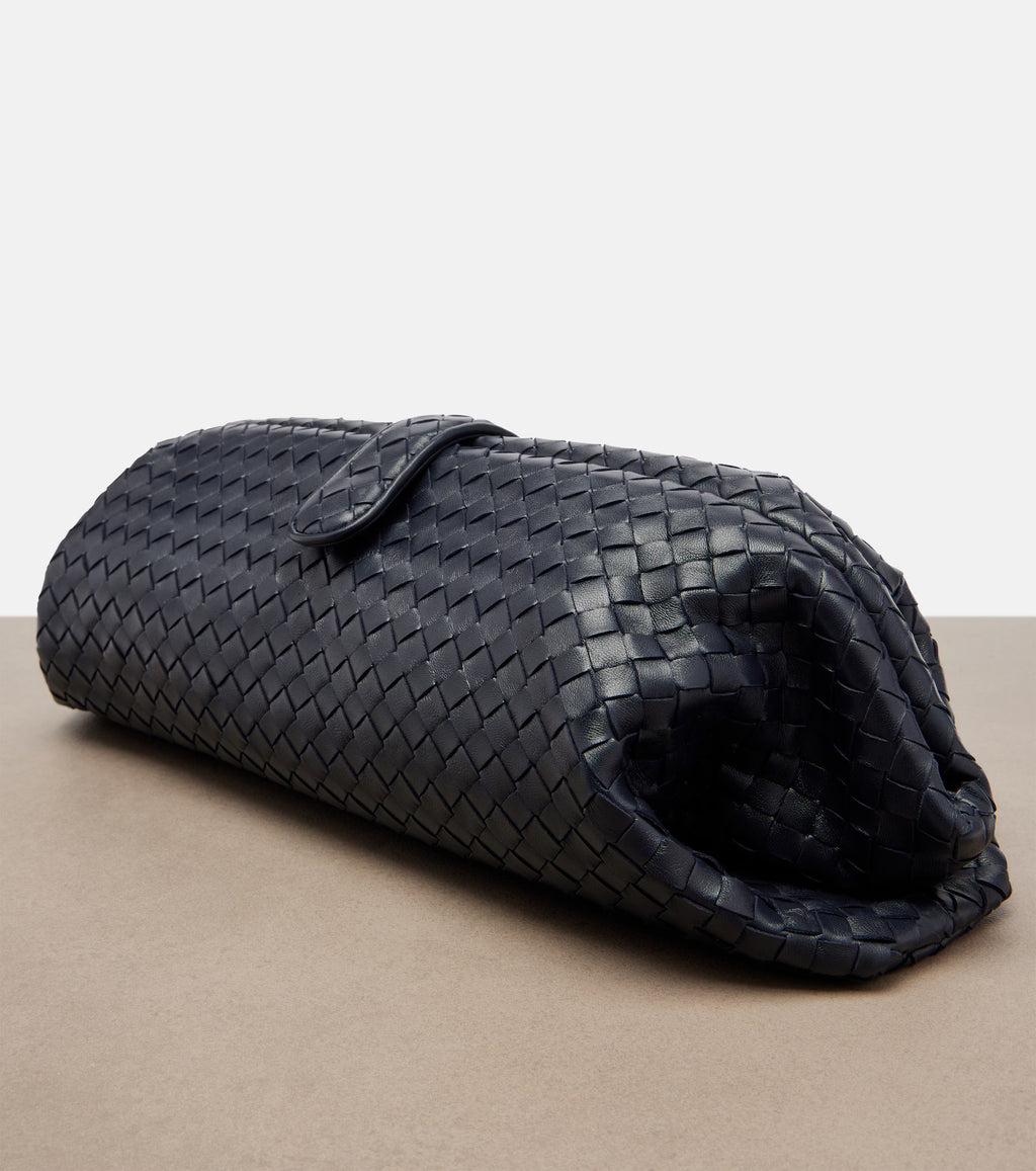 Bottega Veneta Lauren 1980 Medium Intrecciato Leather Clutch