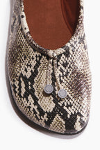 Stella McCartney x H&M Snakeskin-Print Ballet Flats