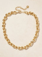 Infinity Link Diamond Necklace, 18K Gold