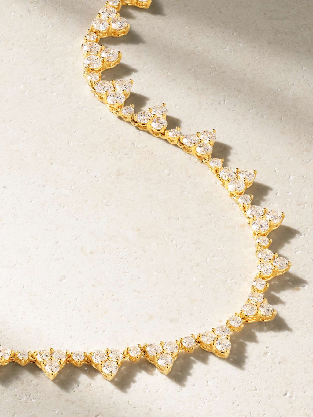 Eternity 18-Karat Gold Diamond Choker
