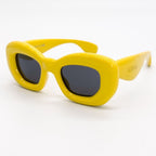 Inflated Sunglasses in Yellow