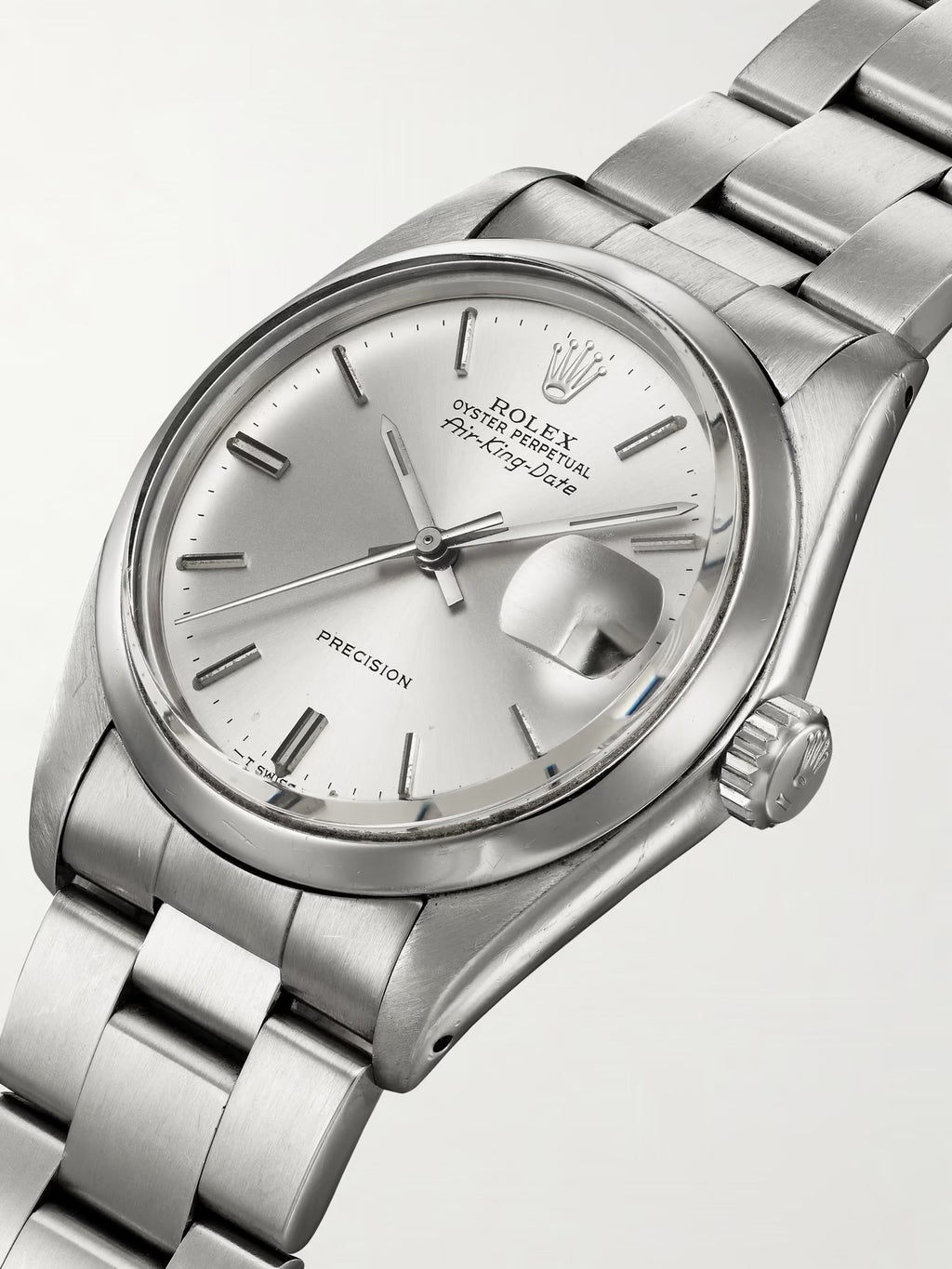 Rolex Vintage Datejust Perpetual Air-King Date 34mm Automatic Stainless Steel Watch