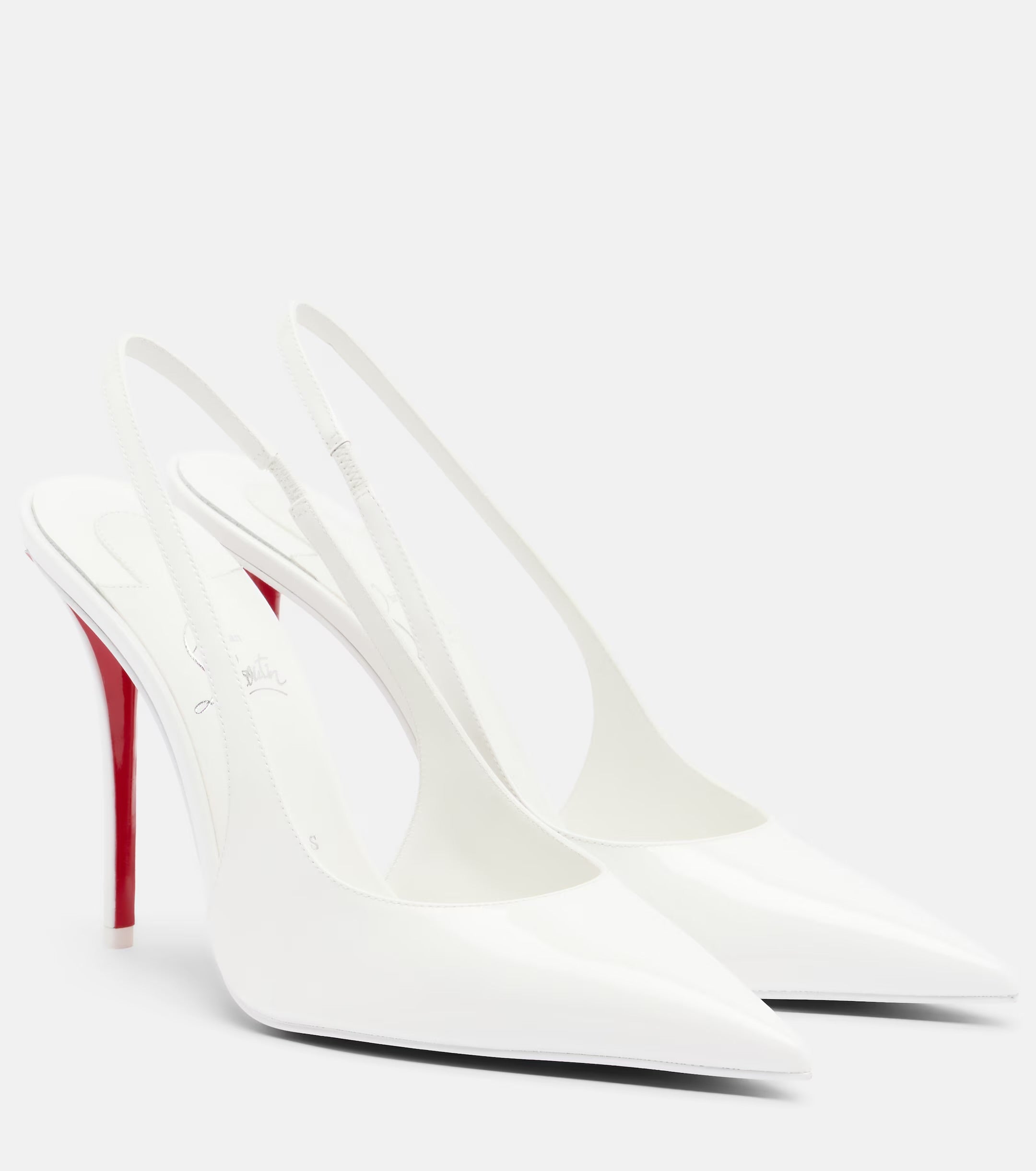 Christian Louboutin Miss Z Patent Leather Slingback Pumps