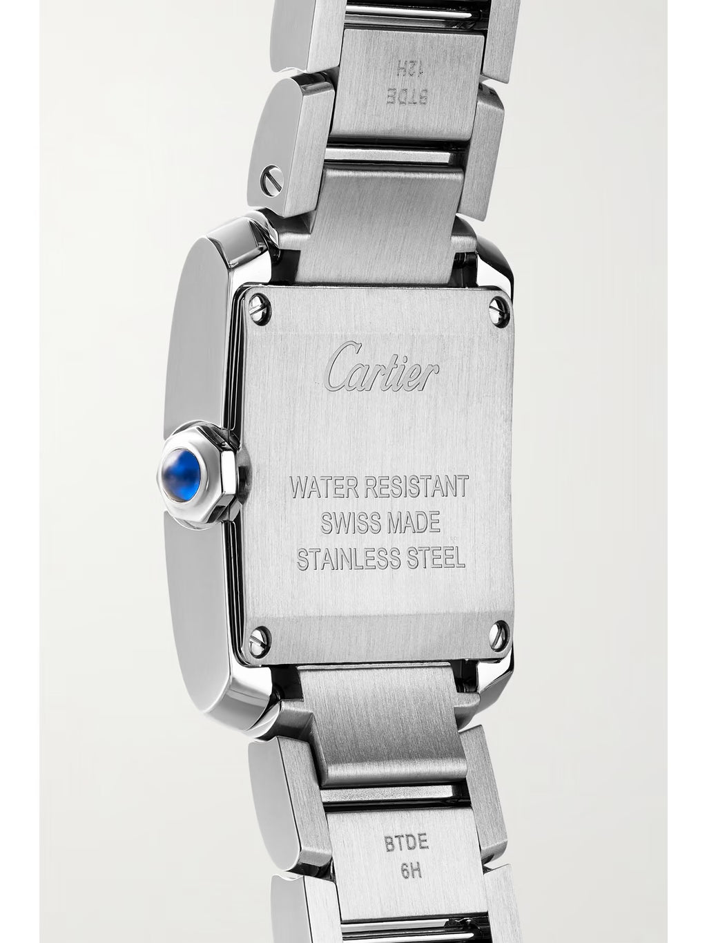 Cartier Tank Française 25mm Stainless Steel and Diamond Watch