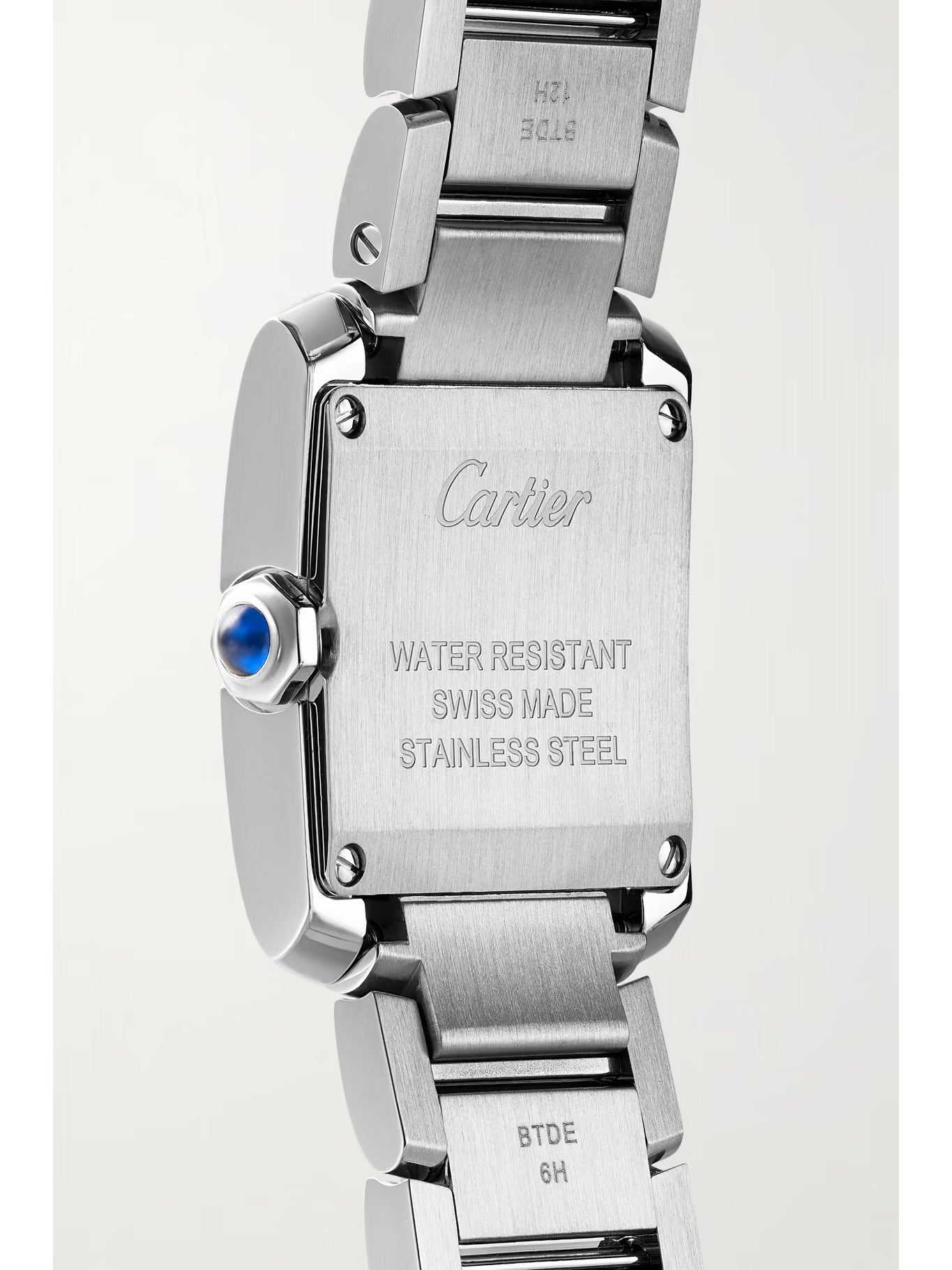 Cartier Tank Française 25mm Stainless Steel and Diamond Watch