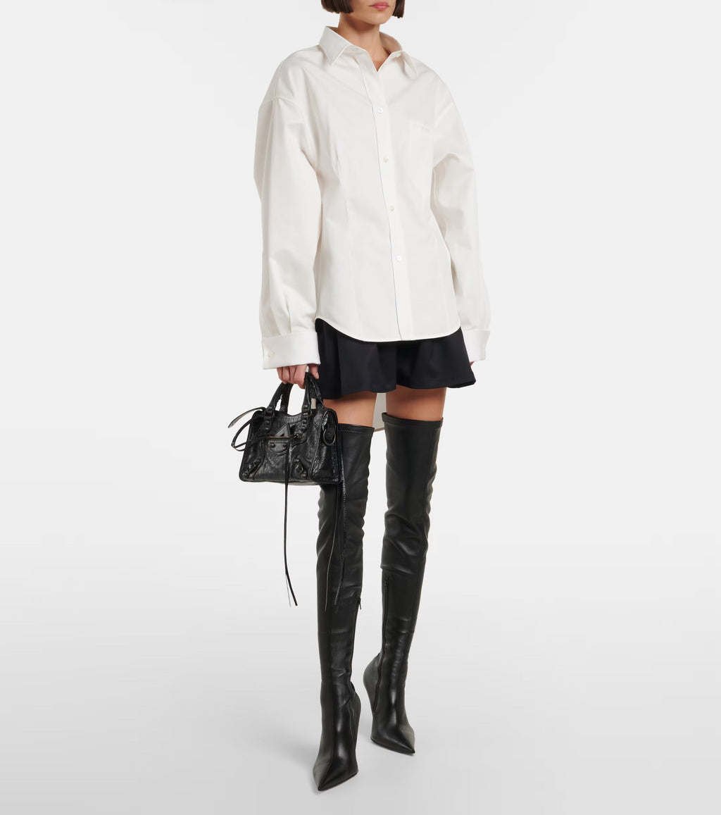 Balenciaga Le City Mini Leather Tote Bag