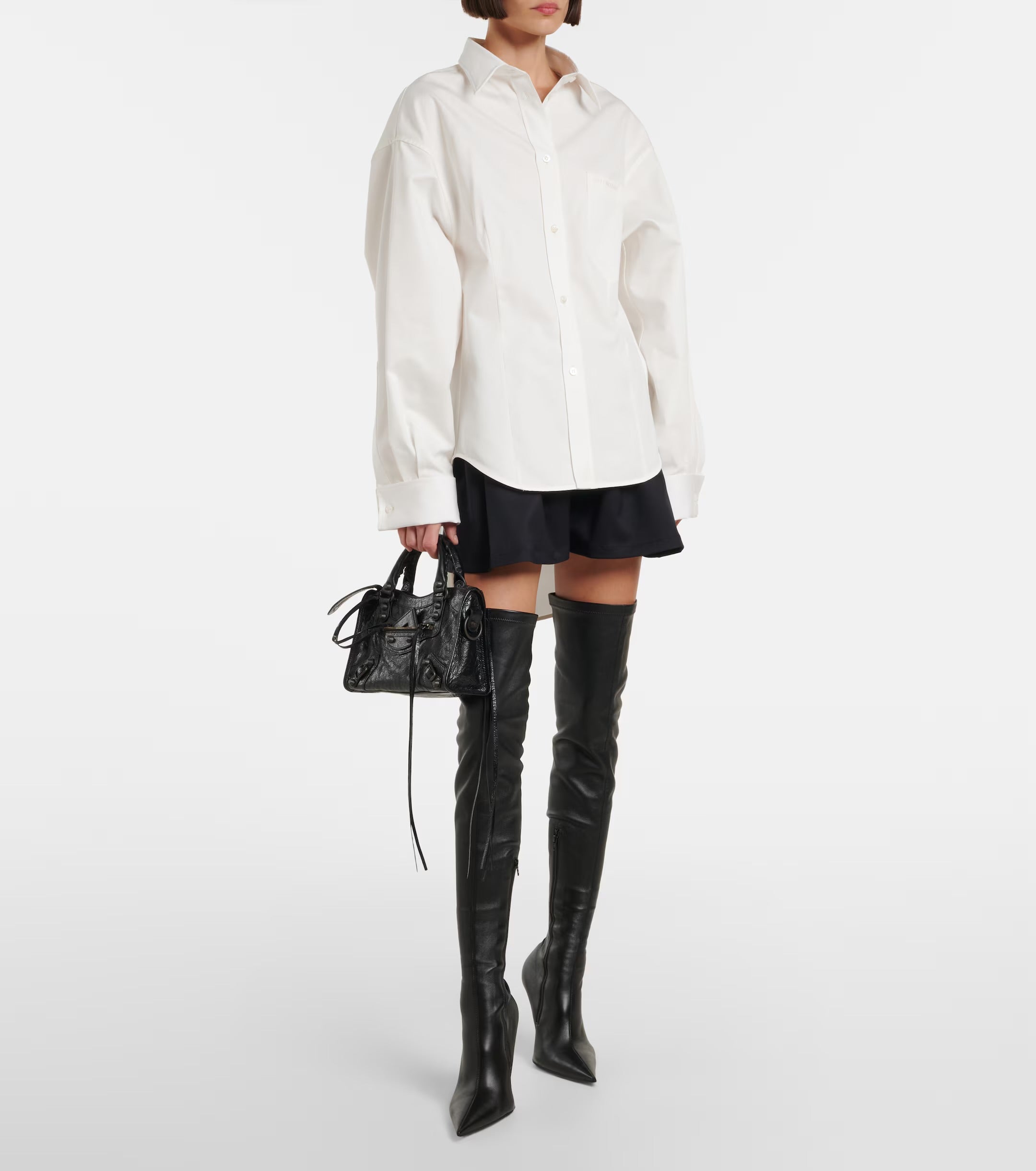 Balenciaga Le City Mini Leather Tote Bag