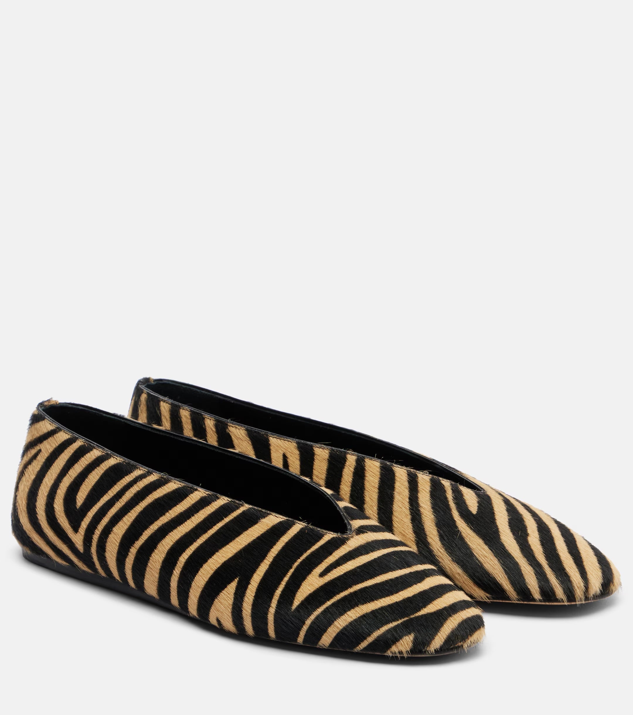 Luna Calf Hair Ballet Flats