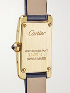 Cartier Tank Américaine 28mm Small 18-Karat Gold Alligator Watch