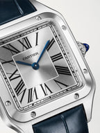 Cartier Santos-Dumont Small 38.5mm Stainless Steel and Alligator Watch